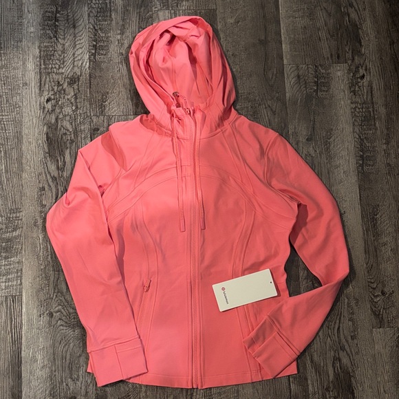 lululemon athletica Jackets & Blazers - Lululemon Hooded Define Jacket - Pink - Size 12 - New with Tags